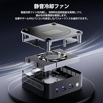 Amazon.co.jp: ミニpc 第12世代インテルTwin Lake-N150 minipc